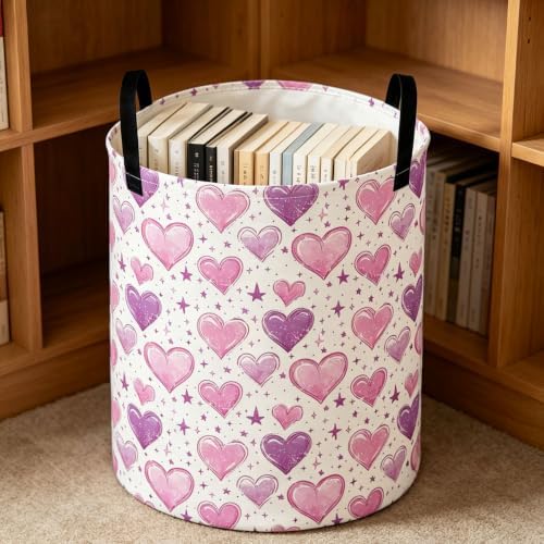Collapsible Round Storage Basket, Waterproof Soft-Sided Organizer, Laundry - Image 5