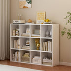 OSCHF 12-Cube Storage Shelf Bookcase, Warm White - Image 2