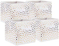 DII Woven Polyester Storage Bin, Polka Dot, Small Set of 4 by DII