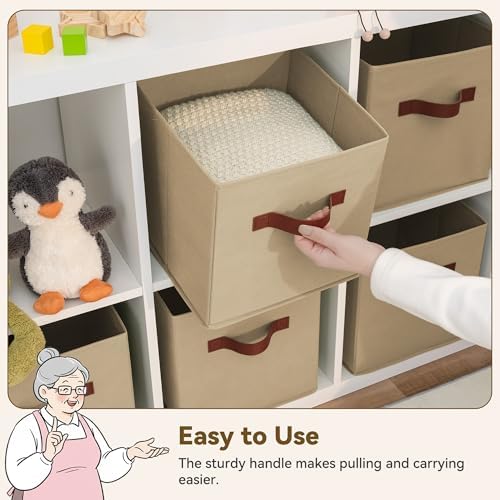 GRANNY SAYS Cube Storage Bins, 11 Inch Cube Organizers - Image 4
