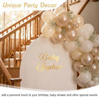 Boao Personalized Name Letter Wall Decal, Romantic Swirl - Image 3