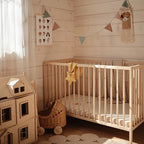 mushie Extra Soft Muslin Fitted Crib Sheet | 192 Thread Count | 28"x 52" - Image 3