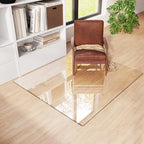 Tempered Glass Chair Mat for Carpet 48"x42", Floor Protector - Image 3