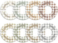 WSICSE Baby Closet Dividers, 8-Piece Round Size Labels, Fits 1.5" Rod by WSICSE