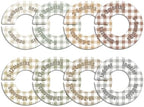 WSICSE Baby Closet Dividers, 8-Piece Round Size Labels, Fits 1.5" Rod by WSICSE