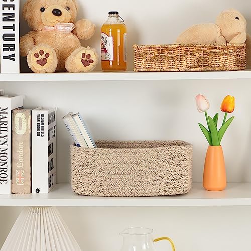 MiniArk Small Storage Baskets for Organizing | Closet Organizer Bins | Shelf - Image 6