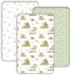 3 Pack Bedside Bassinet Sheets Girl & Boy 33" x 20" Rectangle by CivaruaKids