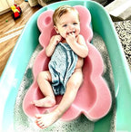 Baby Bath Cushion, Newborn Bath Support Sponge - Image 3