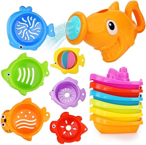 13 Pcs Mold Free Bath Play Kit by SLTBEH