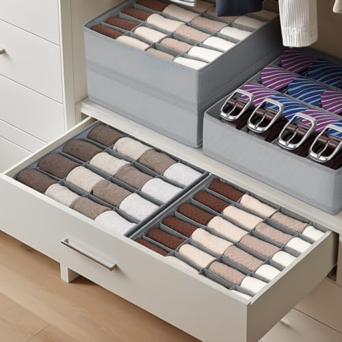 Joyoldelf Sock Organizer Drawer Organizer - Image 4