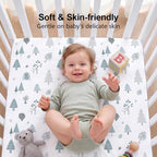 4 Pack Baby Crib Sheets for Boys Girls - Image 3