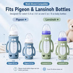 3 Pack Baby Bottle Handles & Holders - Image 2