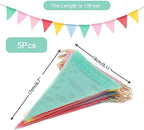 G2PLUS Pennant Banner, Triangle Flag Bunting and Decorative Garland - Image 2