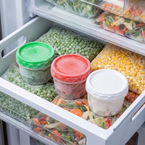 EONJOE 8oz Small Plastic Freezer Food Containers - Image 6