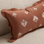 BlissBlush Throw Pillow Cover 20x20, Terracotta Velvet Decorative Pillow Cover - Image 7