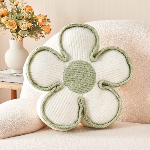 Kcvvcr Soft Flower Shaped Floor Cushion, Plush Decorative Throw Pillow by Kcvvcr