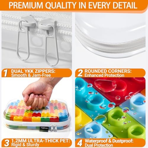 YQBRAO Clear Hard Shell Organizer Set - Image 6