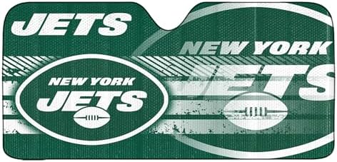 Fanmats NFL Windshield Sun Auto Shade, Sun Shield Sun Visor Accordion tri-fold by FANMATS