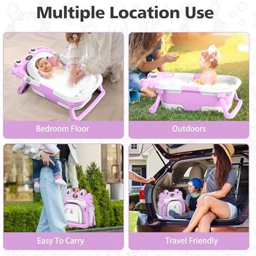 Collapsible Baby Bathtub for Newborns - Image 7