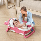 Collapsible Baby Bathtub for Newborns to Toddler - Image 5