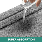 HOMEIDEAS Bathroom Rugs Sets 2 Piece, Super Soft and Absorbent Non Slip - Image 4