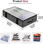 Onlyeasy Underbed Fabric Storage Bags Organizer - Image 2