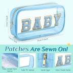 4 Pcs Mama and Baby Toiletry Bag Diaper Bags, Fresh Color - Image 3
