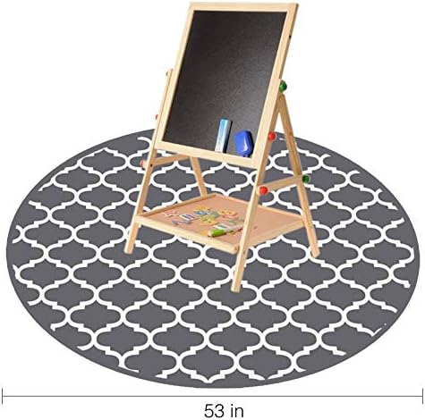 Splat Mat for Under High Chair, Waterproof Washable High Chair Floor Mat - Image 6