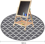 Splat Mat for Under High Chair, Waterproof Washable High Chair Floor Mat - Image 6