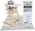 Disposable Splat Mats for Under High Chair by The+Mat+Buddy