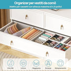 Vtopmart 12 Pack Baby Clothes Organizer, Foldable Fabric Drawer Bins - Image 5