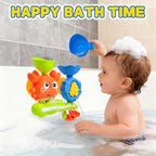Crab Bath Toys for Toddlers 1-3, Spinning Water Wheel Bathtub Water Toy - Image 6