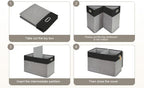 Large Toy Storage Box with Lid, Collapsible Toys Storage Organizer Bins with - Image 4