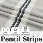 jinchan Linen Pencil Stripe Valances - Image 6