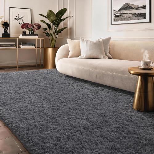 Ophanie 8x10 Area Rugs for Living Room, Upgrade Non-Slip Fluffy Soft Large Shag - Image 5