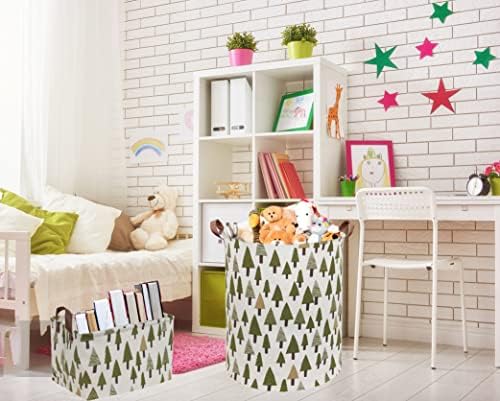 Rectangular Canvas Storage Bins, Waterproof Storage Basket, Collapsible Tree - Image 3
