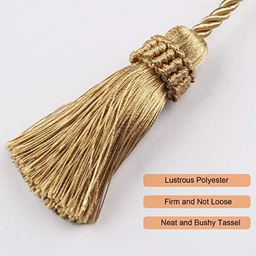 Curtain Tiebacks Handmade Curtain Holdbacks Rope - Image 3