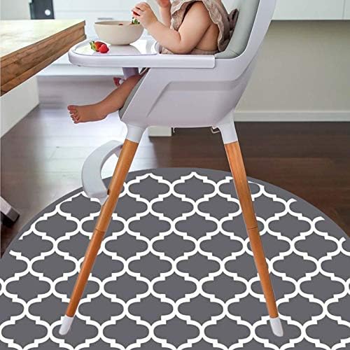 Splat Mat for Under High Chair, Waterproof Washable High Chair Floor Mat - Image 3