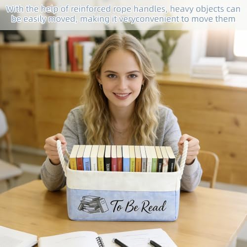 TBR Book Storage Basket Bin - Image 4