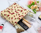 PAZIMIIK Makeup Bag Large Zipper Corduroy Make Up Pouch - Image 5