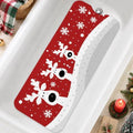 Bathtub Mat Non Slip, Christmas Deer Extra Long Bath tub Mat Shower Floor Mat by BathtubMat