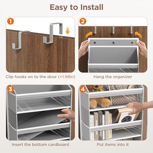 Mefirt Over The Door Organizer, 7 Tier Door Hanging Organizers - Image 6
