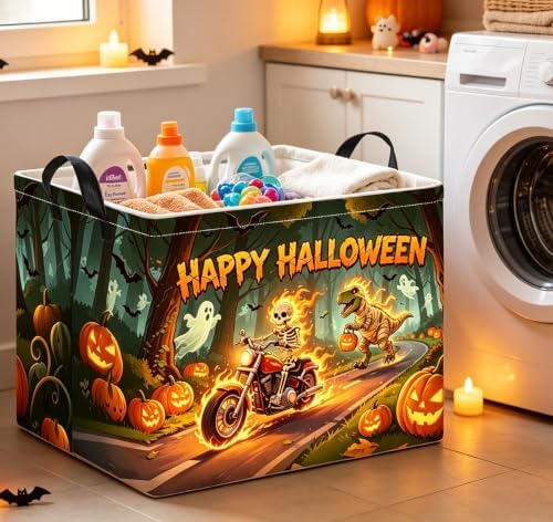 Rectangle Storage Basket with Handles, Collapsible Storage Bin, Gift Basket - Image 4