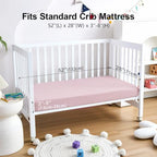 4 Pack Baby Crib Sheets for Girls - Image 6
