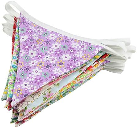 10M/32Ft Triangle Bunting Banner, Baby Shower, Outdoor and Home Decorations - Image 4