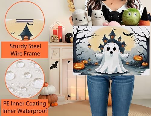 Large Halloween Themed Candy Gift Boo Basket - Image 3
