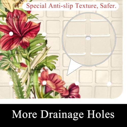 Bathtub Mat Non Slip 26.8x15.1In, Personalized Bath Mat - Image 2