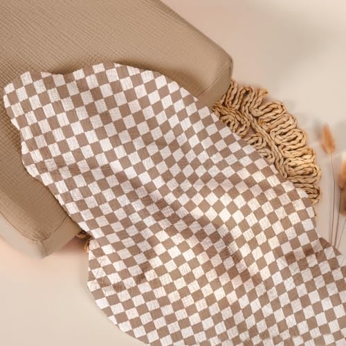lulumoon Muslin Changing Pad Cover: Fit 32x16 Standard Pad - Image 6