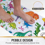 Bathtub Mat Non Slip, 40x16 inch Bath and Shower Safety Mats, Cute Cartoon - Image 5
