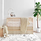 Levtex Baby - Mills Waffle Crib Bed Set - Baby Nursery Set - Taupe - Taupe - Image 6